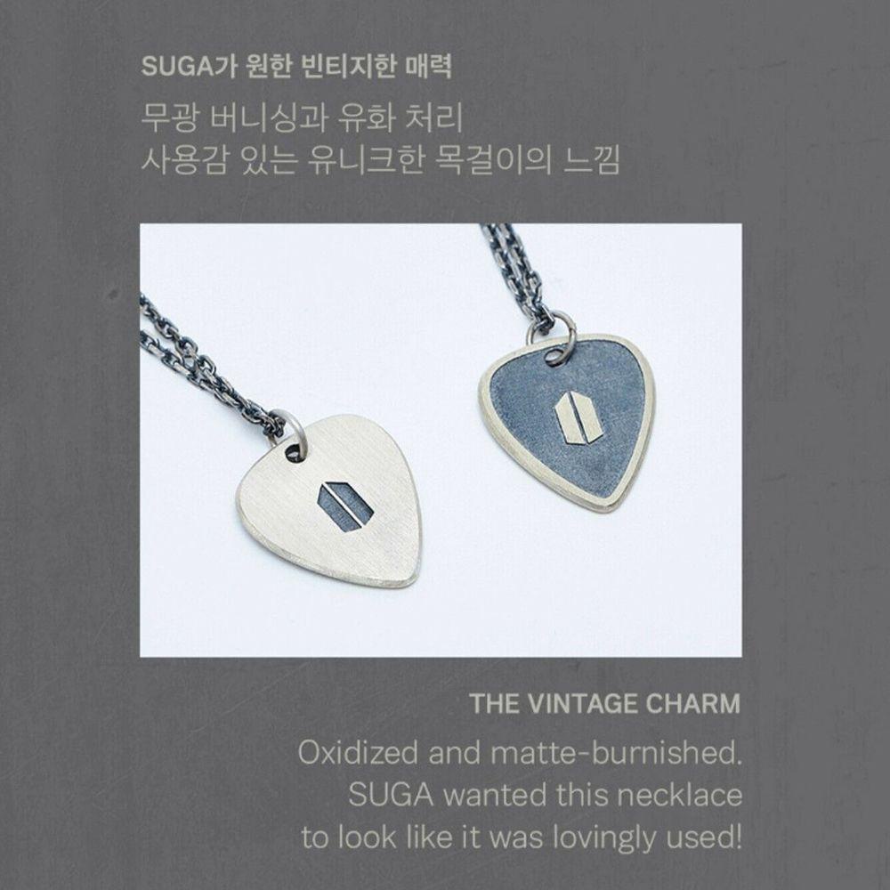 PINEAPPLE Kalung Min Yoongi Pasangan Baru Aksesoris Selebriti SUGA PICK NECKLACE