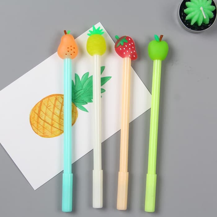 

Pulpen Buah-Buahan Pen Pena Bolpoin Ballpoint Karakter Buah Lucu Unik JP232