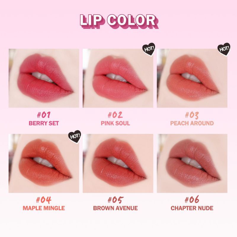 BNB Barenbliss Berry Makes Comfort Lip Cream Korea Liquid Lipstik [24H Moisturizing]