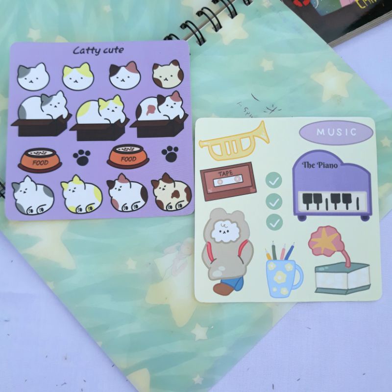 

kisscut stiker cat cute stiker bear cute murah aurslaurs