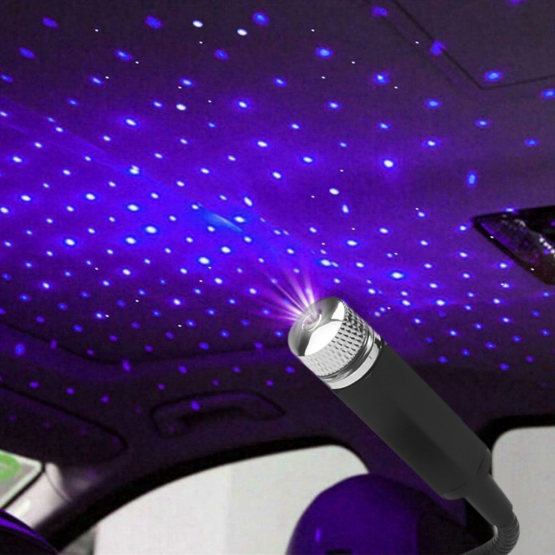 Car Auto Ceiling Projector Star Decorative Light Usb Night Light