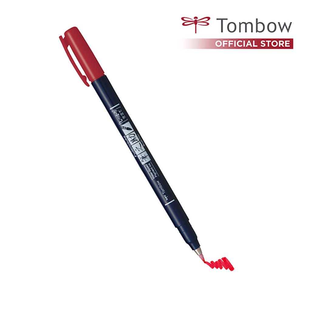 

Tombow Fudenosuke Hard Tip Red