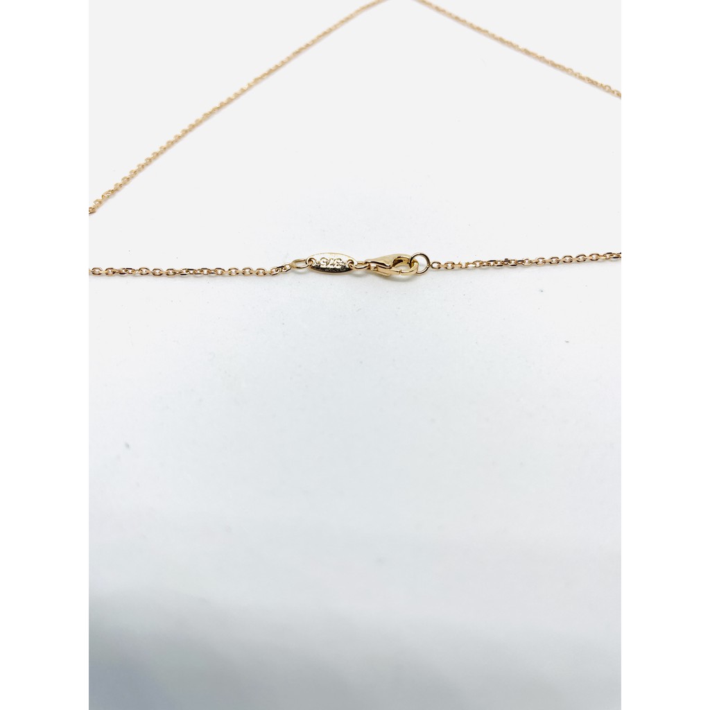 Kalung emas asli kadar 375 liontin love