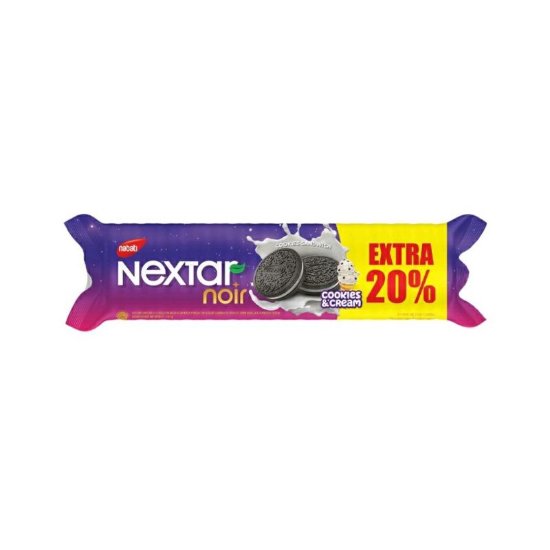 NEXTAR Noir Cookies & Cream 161gr