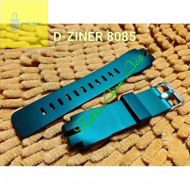 TALI JAM D-ZINER 8085 RUBBER STRAP TALI JAM TANGAN D-ZINER 8085