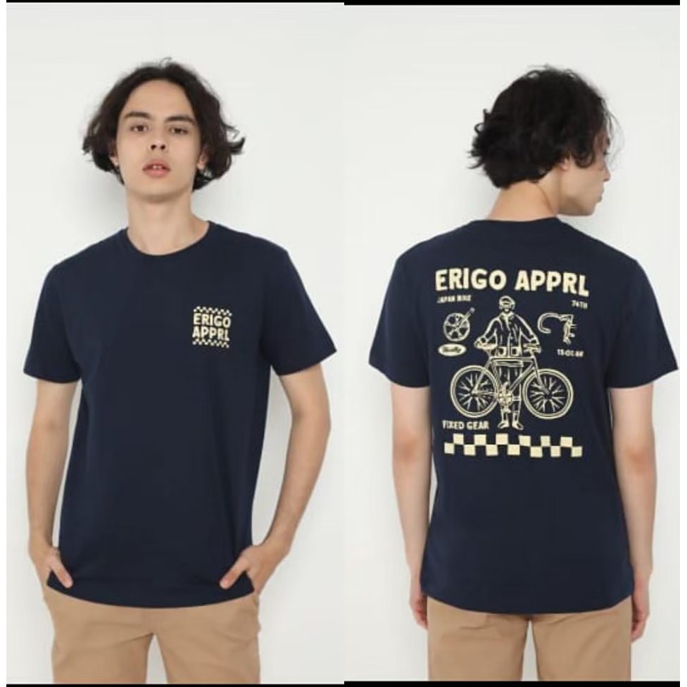 Erigo T-Shirt / Baju Kaos Erigo Navy