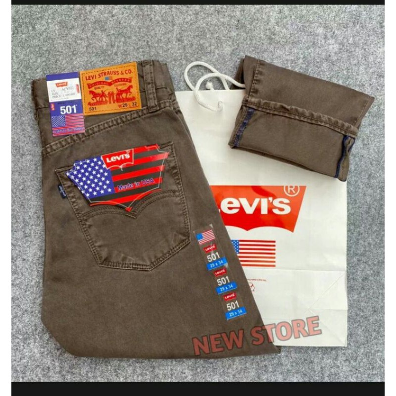 Celana Chino 501 // Celana Pria kekinian // Abu terang