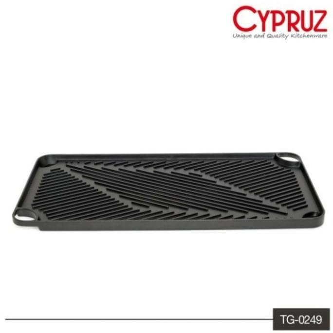 Grill Pan Cypruz TG-0249 Teflon 2 Sisi Double Side Alat Panggang