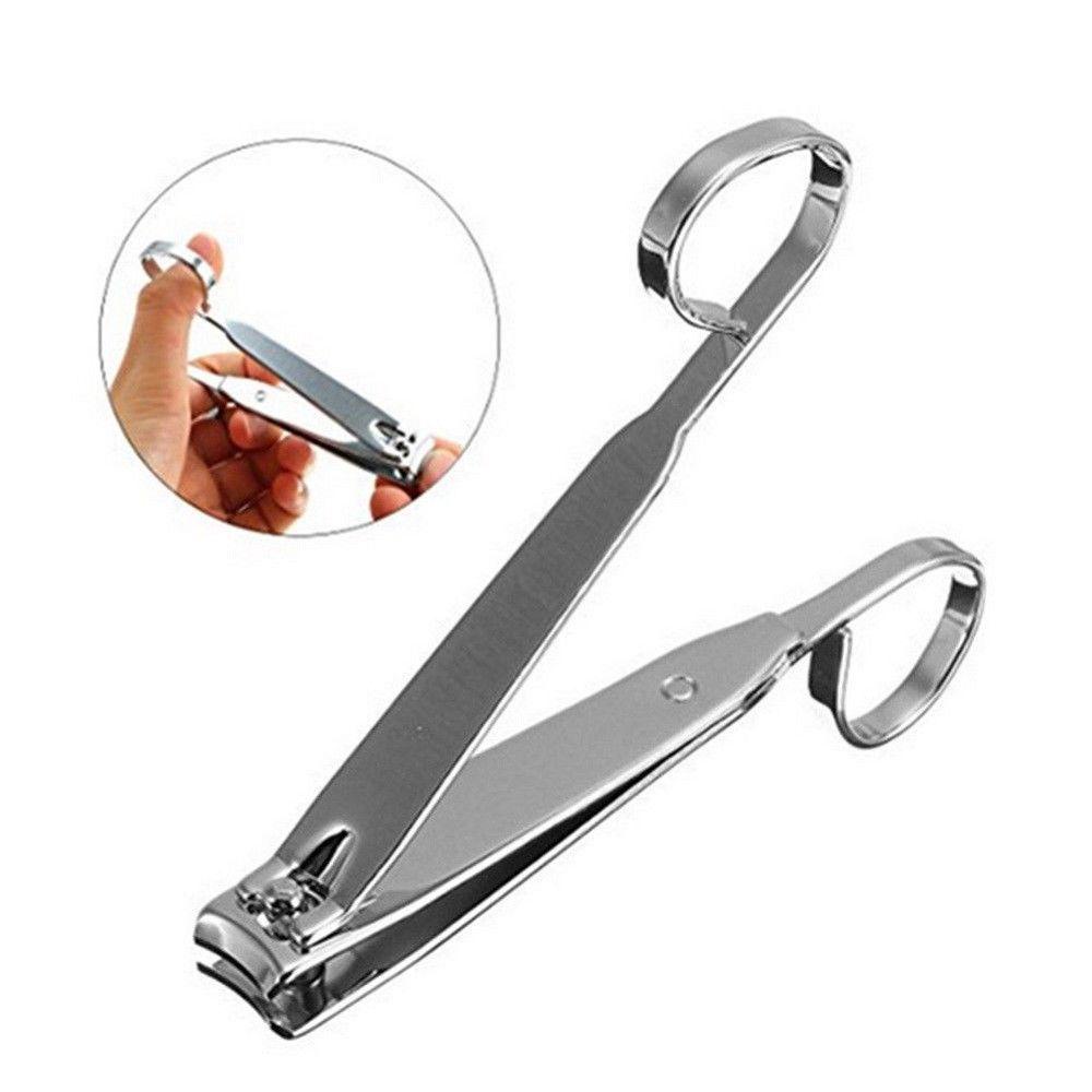 R-FLOWER Nail Clipper Cutter Portable Manicure Untuk Pemangkas Kuku Jari Kaki