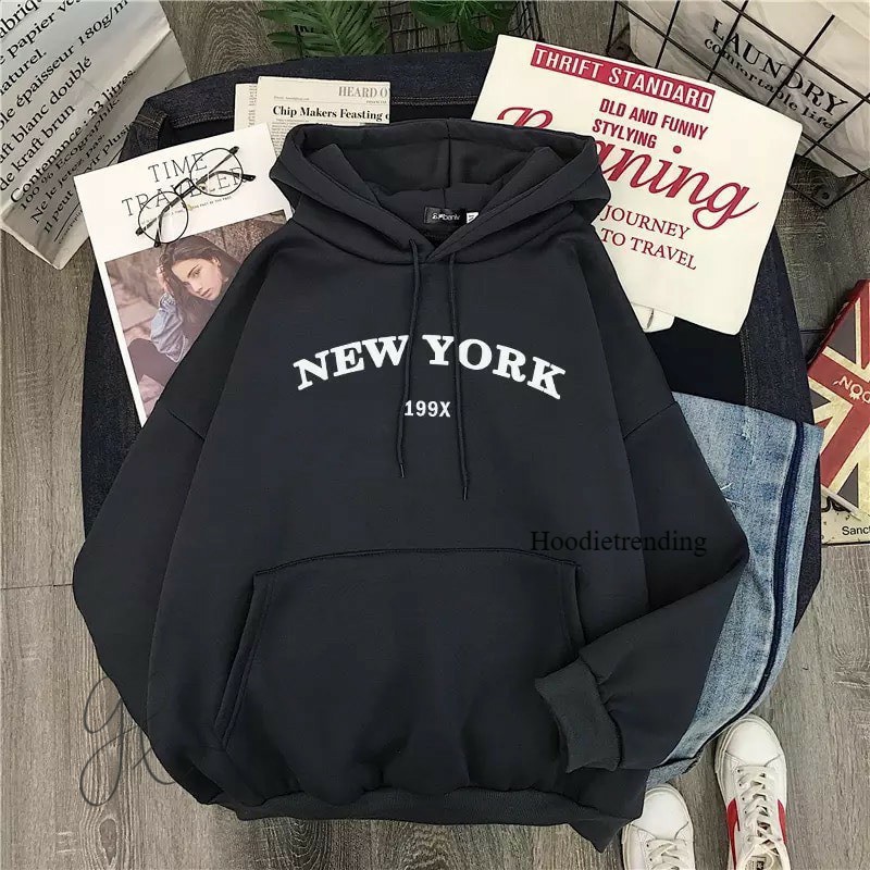 Sweater HOODIE Wanita NEW YORK 199X//Allsize Sweater