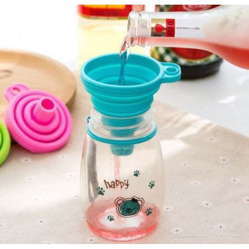 Corong Air Silicone Minyak Flexible / Corong Minyak Silicone