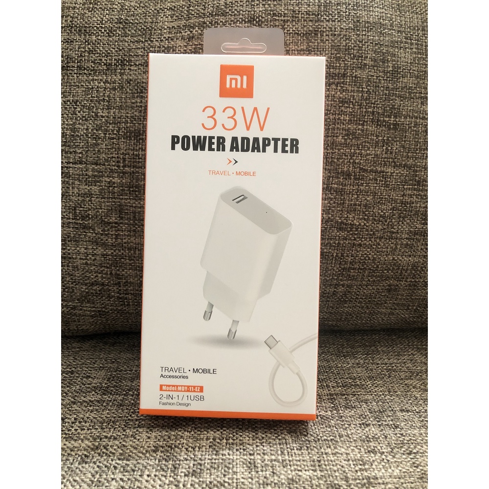 CHARGER XIAOMI 33WATT ORI OEM TYPE-C MODEL MDY-11-EZ POWER ADAPTER