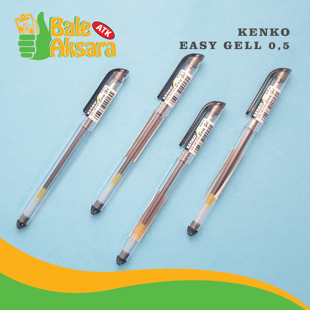 

Ballpoint KENKO Easy Gell 0.5 I Bolpen KENKO I Pulpen KENKO Hitam I Bolpen Hitam