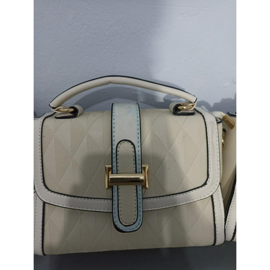 REJECT NODA 9192 TAS WANITA IMPORT SLEMPANG HANDBAG [1KG 2PC] PERFECT CORNER