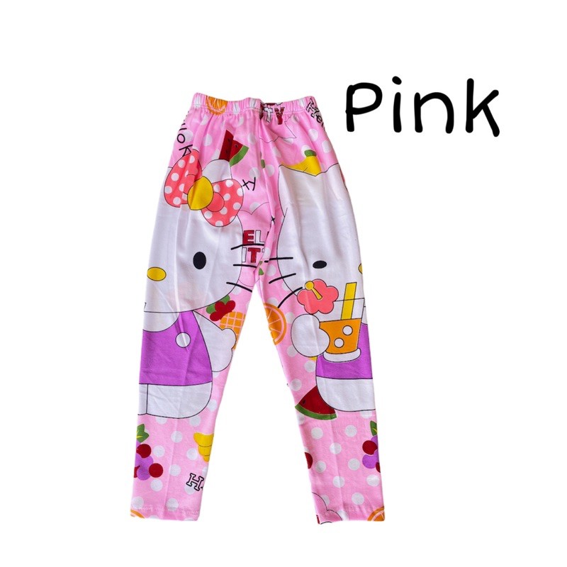 Celana Legging Anak Perempuan Hello Kitty Leging Anak Celana Panjang Leging Anak 1 - 12 Tahun Katun Spandex