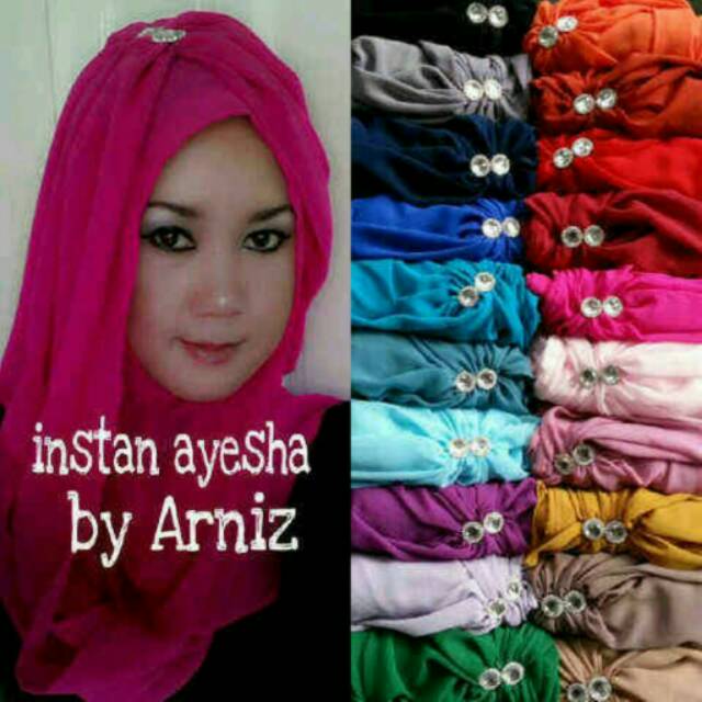 Pasmina instan ayesha by arniz