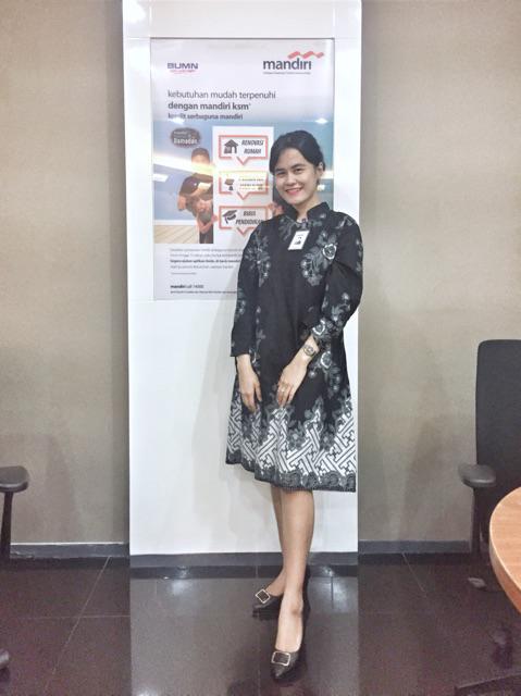 Dress Tunik Batik Serut Pager Bunga