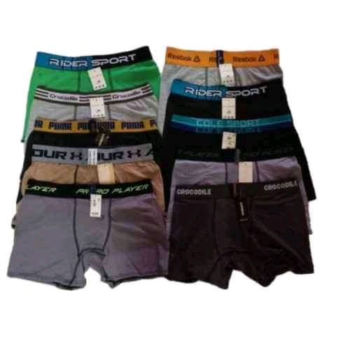 CELANA DALAM PRIA DEWASA BERBAHAN KATUN SPANDEK TERBAIK BOXER PRIA MURAH 20PCS/1KODI