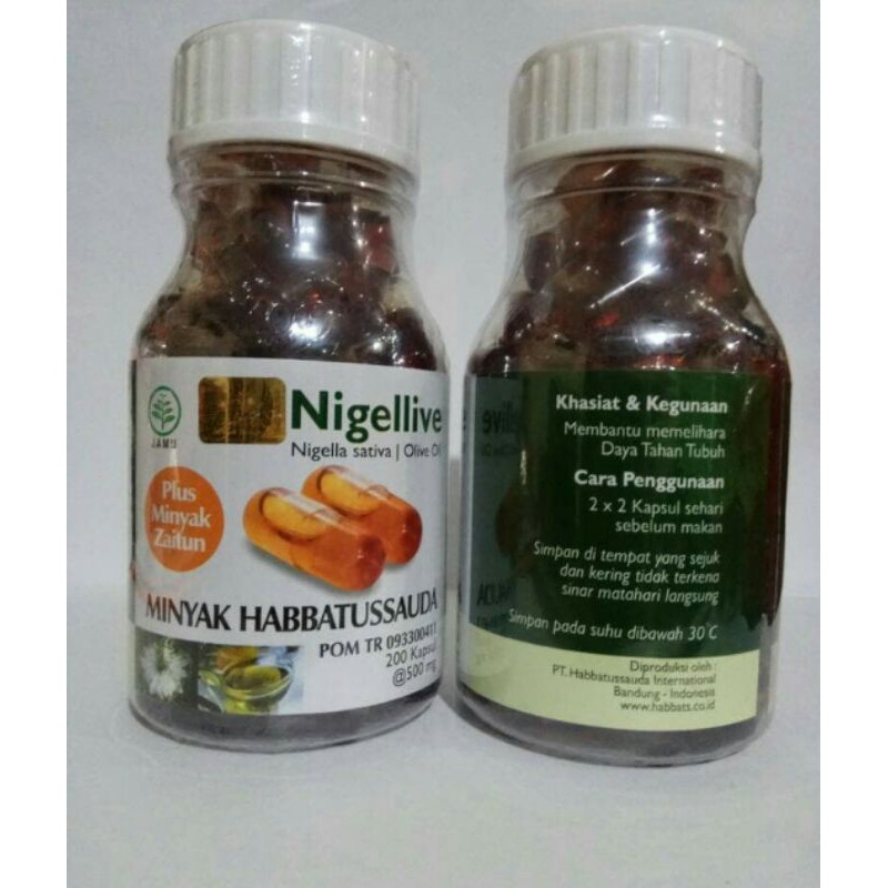 

KAPSUL HABBATUSSAUDA DAN MINYAK ZAITUN Nigelive