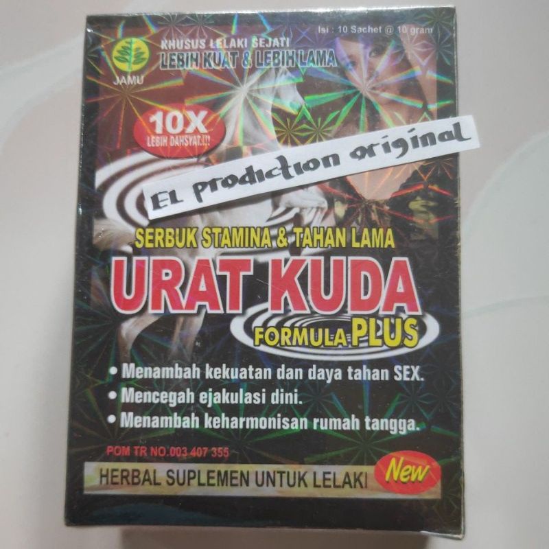 serbuk kuat tahan lama , URAT KUDA formula PLUS 100% asli original