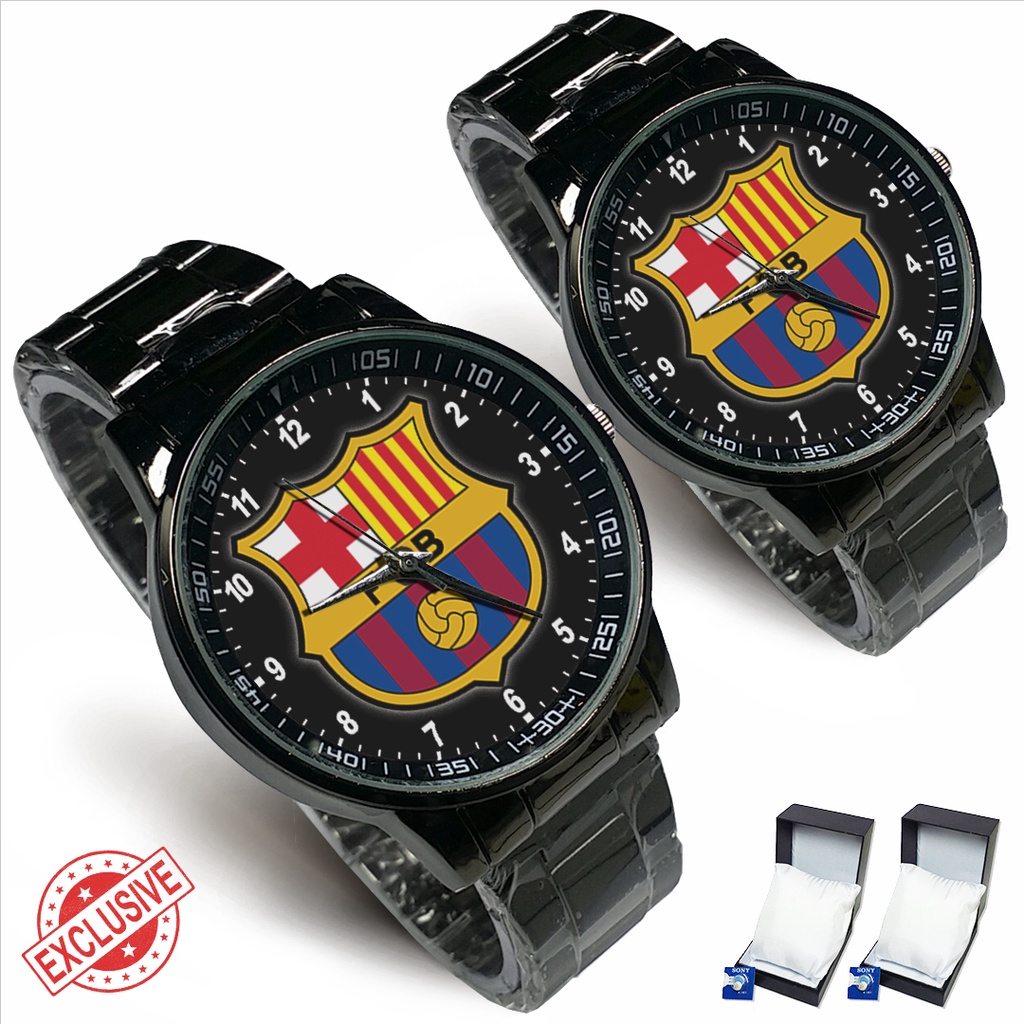 Jam Tangan Rantai Couple FC BARCELONA - 2 (Special)