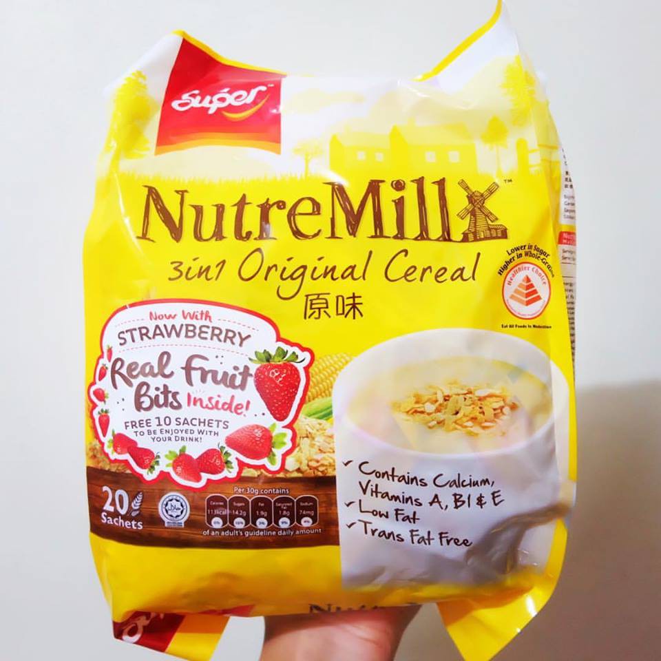 

Nutre mill cereal, original bonus 10pack fruit bite