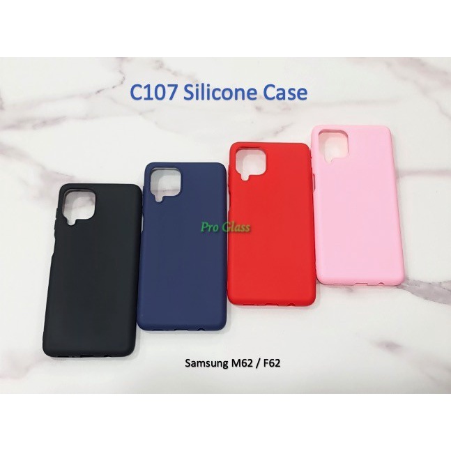 C107 Samsung M52 5G / M62 F22 Colourful Ultrathin Silicone Soft Case