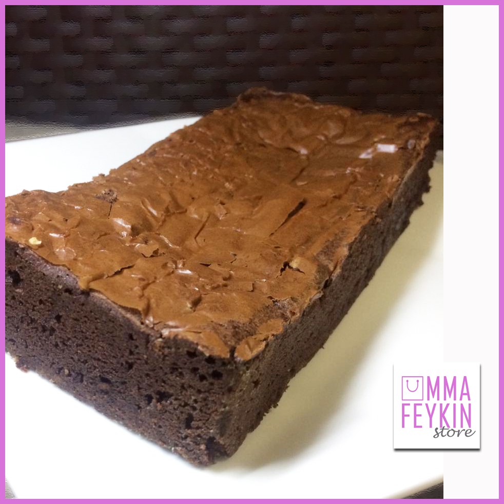 

FRESH FUDGY BROWNIES MELTED COKELAT BANGET ala UMMA FEYKIN