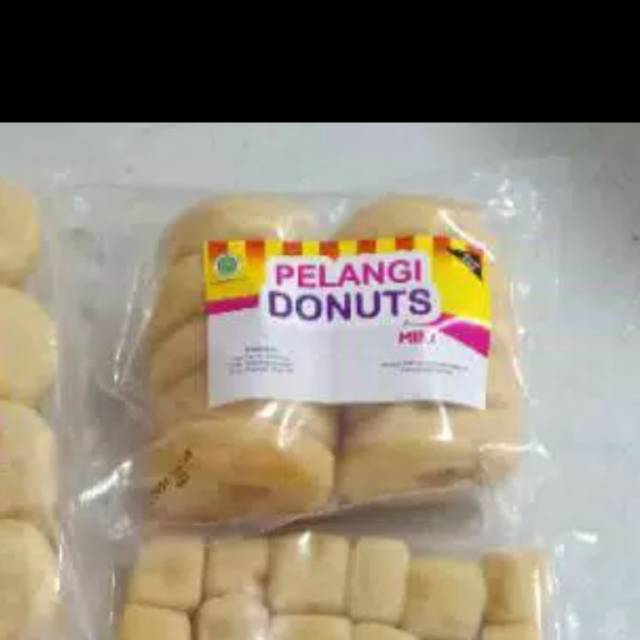 

Donat pelangi kecil isi 10