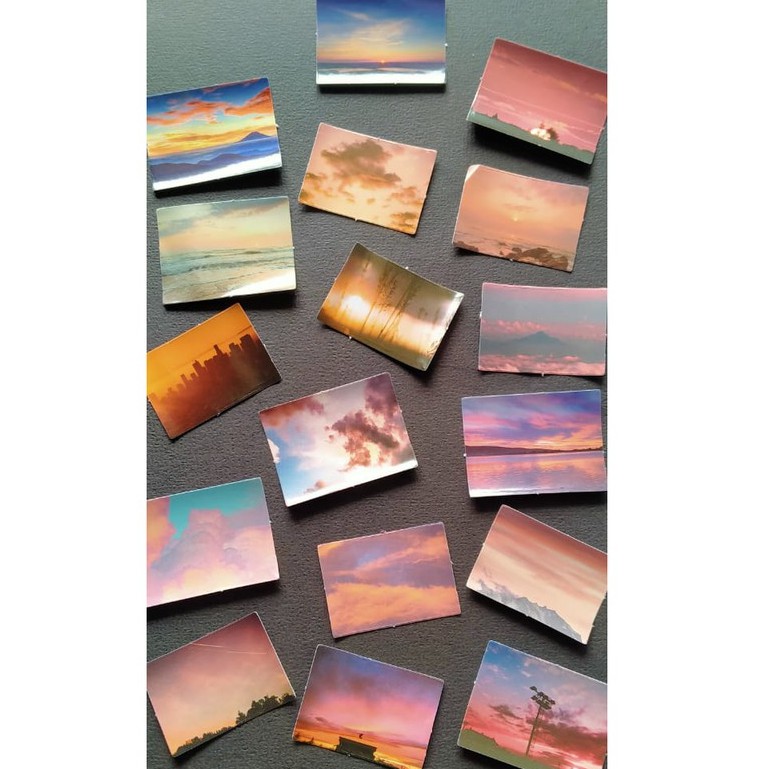 

Stiker Kotak Gambar Langit untuk Journaling / Scrapbook / Hiasan