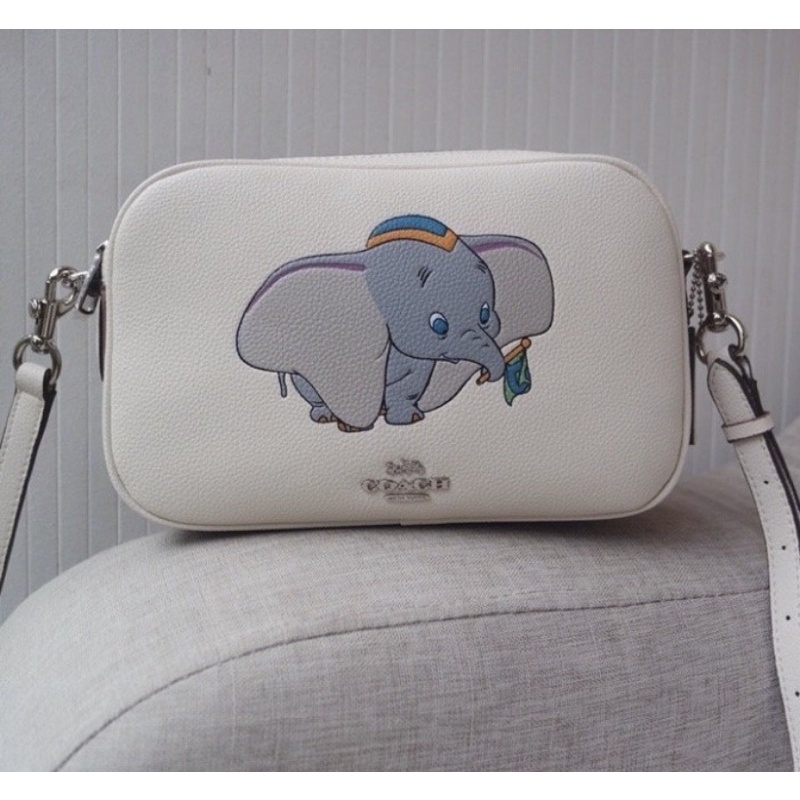 Disney x Coach Jes Crossbody In Signature Canvas With Dumbo (91118)