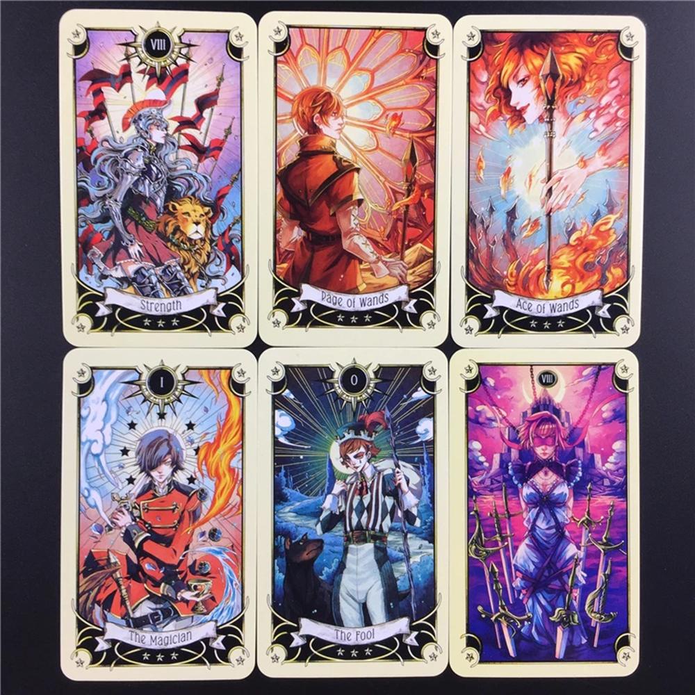 [Elegan] Kartu Tarot Permainan Papan Ramalan Misterius Hiburan Pesta Manga Mystical