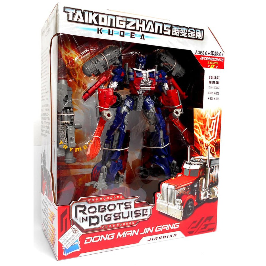 ROBOT TRANSFORMER OPTIMUS PRIME TAIKONGZHANS KECIL -MAINAN BEST SELLER