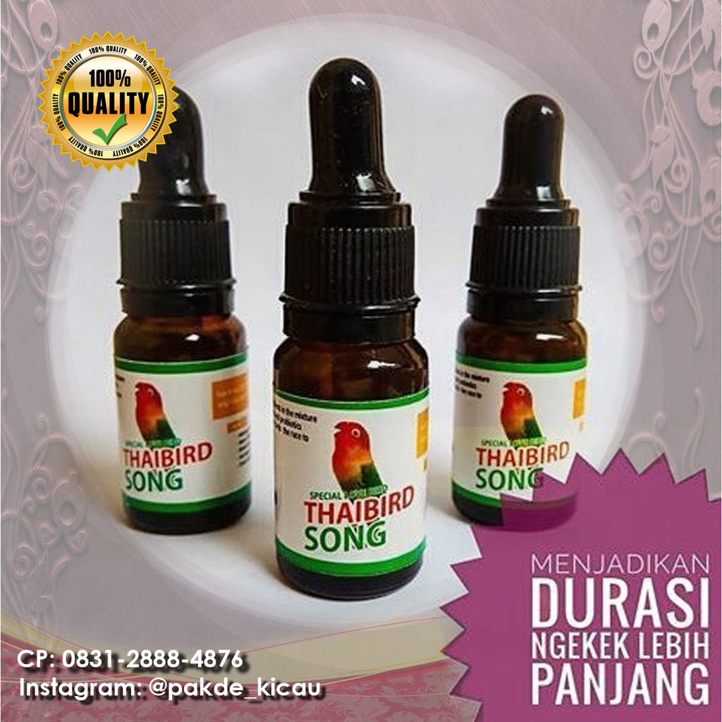 Thaibird Song Multivitamin Khusus Lovebird - Multivitamin Burung Jawara Thai Bird Song-6