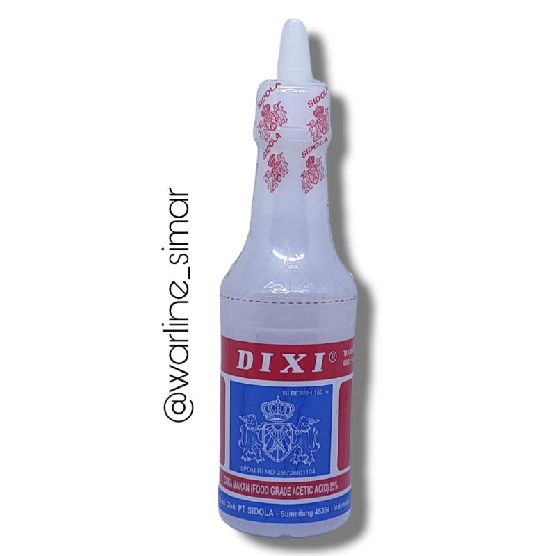 

Cuka Dixi Botol 150ml / Cuka Makan Dixi Botol 150ml