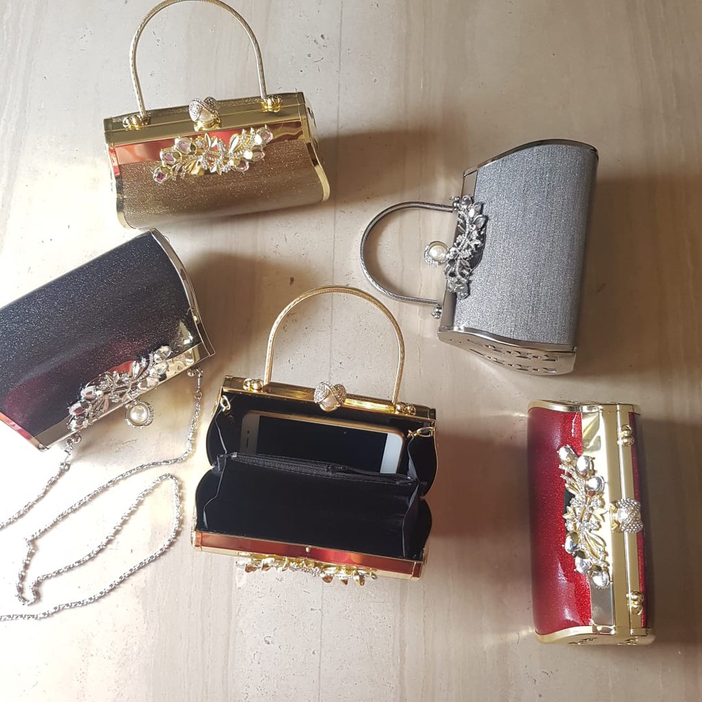 FARNELL - Tas Pesta Diamond Clutch Kondangan Cantik 2894/ 2895 / 2931/2924 Mewah