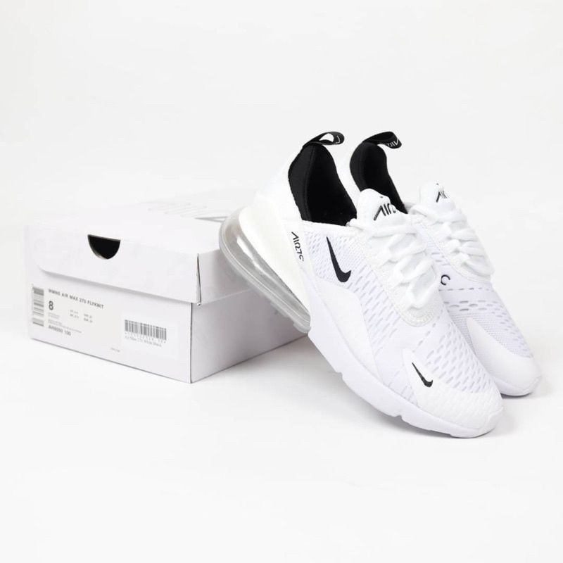 nike air max 270 white black & nike air max 270 react traviss scott/sneakers/sepatu pria