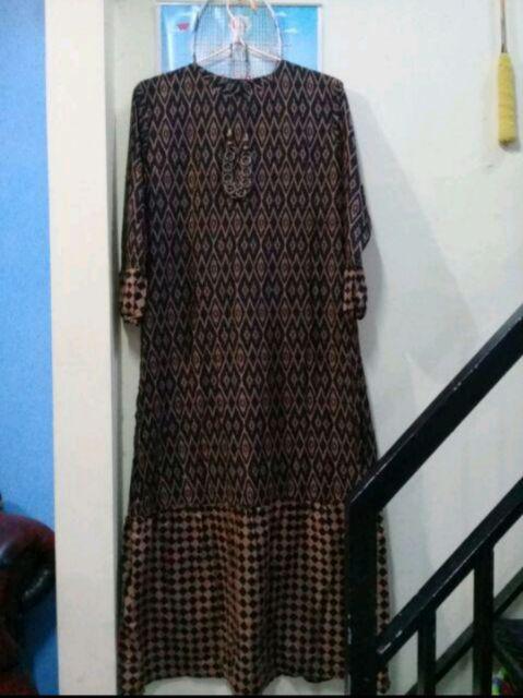 Peomo Murah! Gamis Batik Rempel