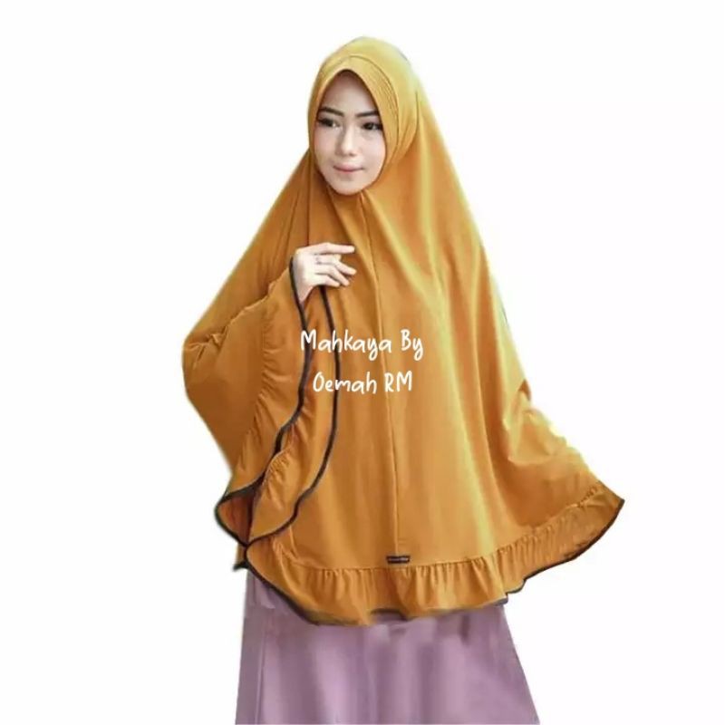 Jilbab Instan Jumbo Mahkaya hijab ori by Azkana