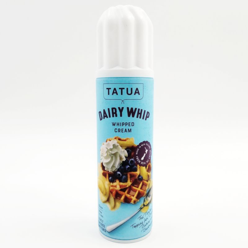 

Tatua Aerosol Dairy Whip Whipped Cream 250 gr ( Gosend Bandung )