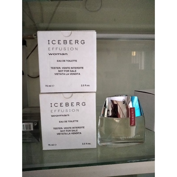 ice berg effusion woman tester