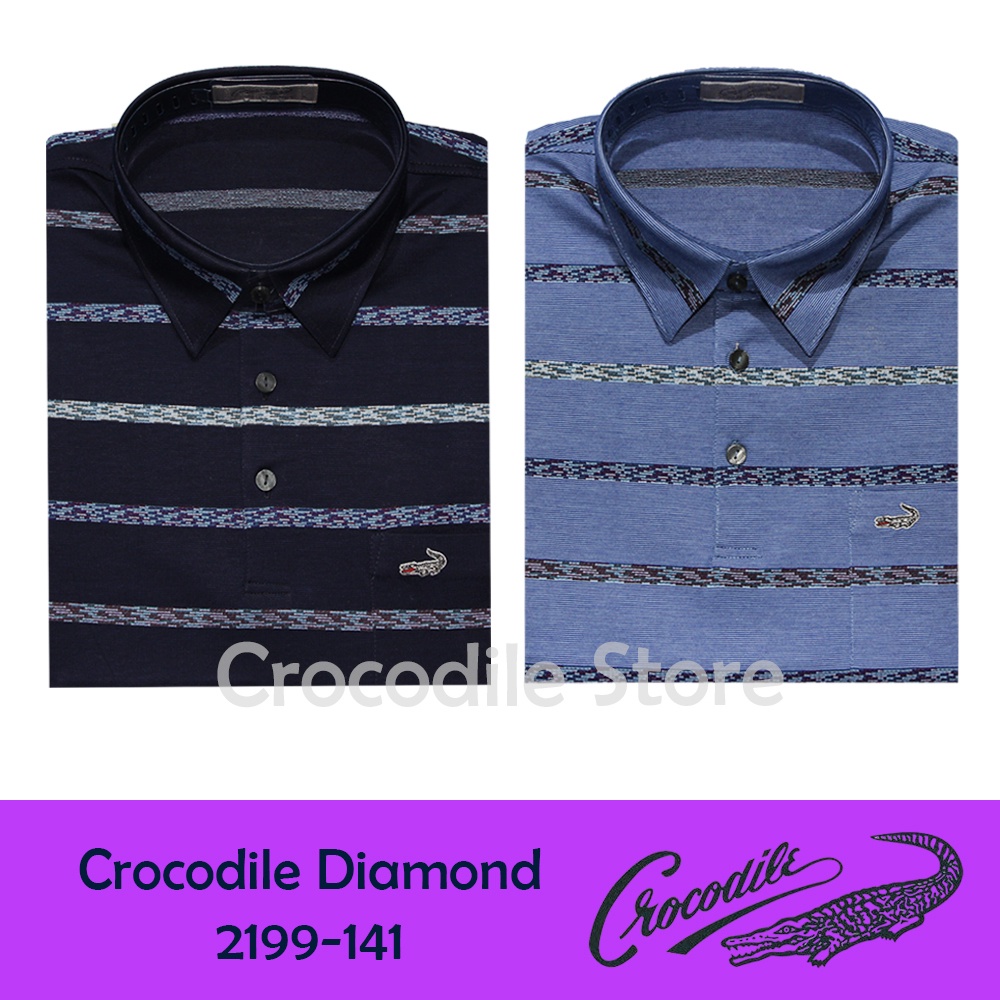 Kaos Kerah Kemeja Pria Crocodile Diamond 2199-141