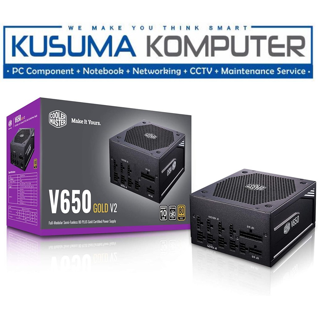 Cooler Master V650 650W Gold V2 80+ Full Modular Power Supply