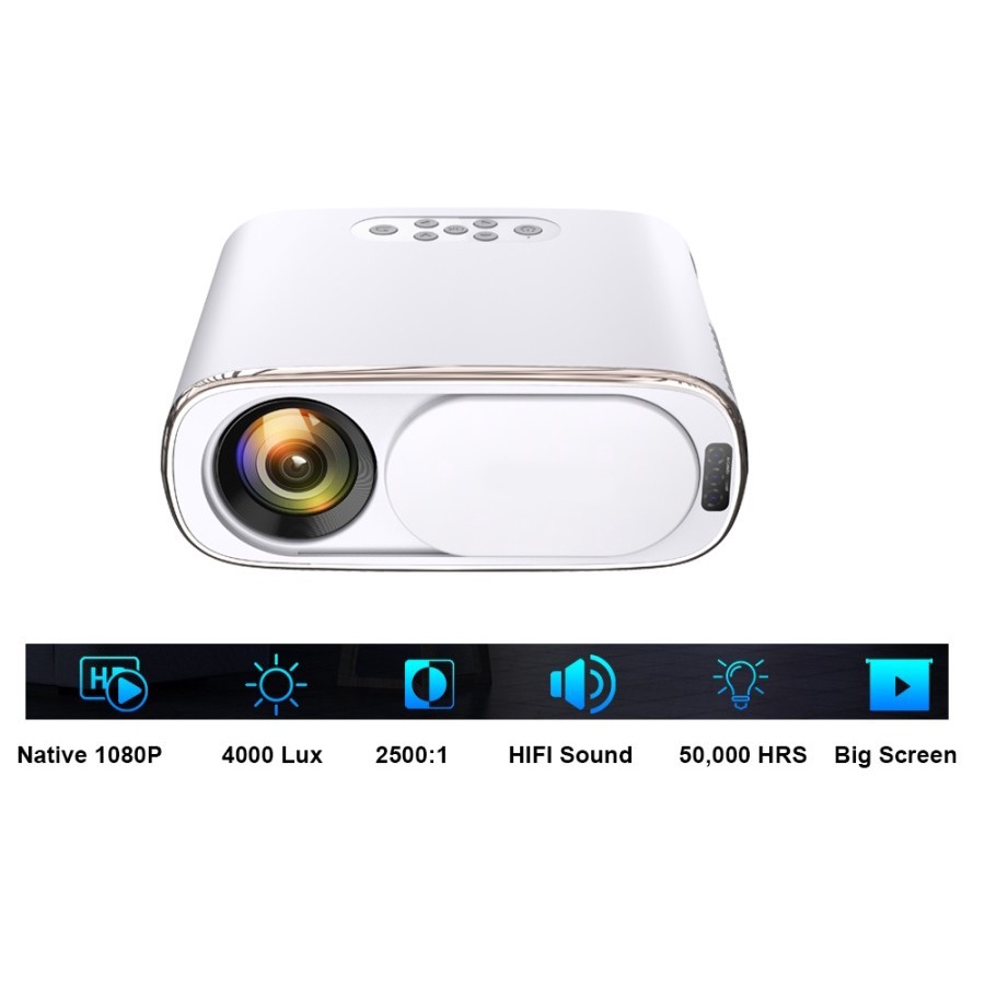 PROYEKTOR CHEERLUX C16 ANDROID 4000 LUMENS| PROJECTOR C16 BT 1080P