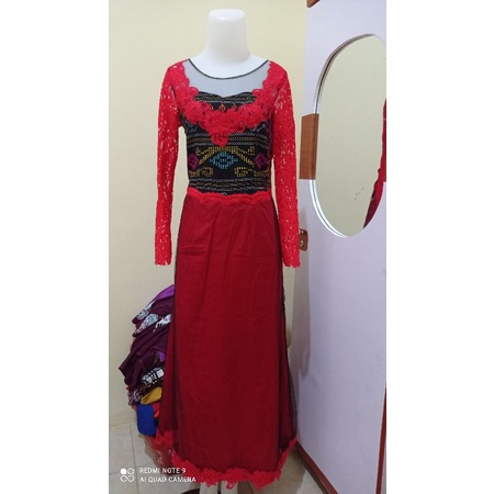 Dress Gaun Ulos Etnik Batak