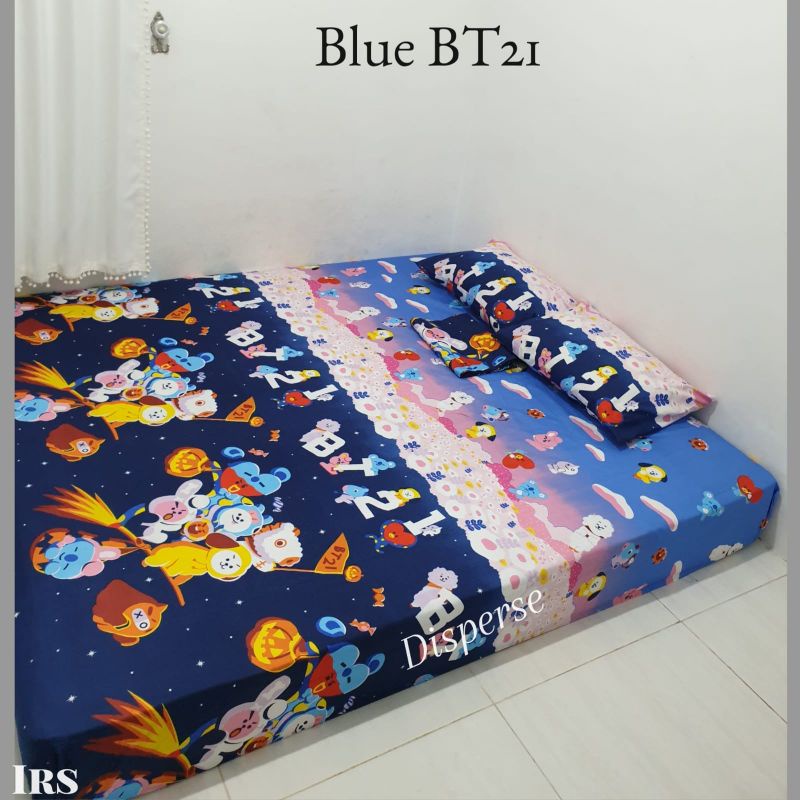 Sprei Homemade MURAH  BLUE BT21/GOOD Night MOON