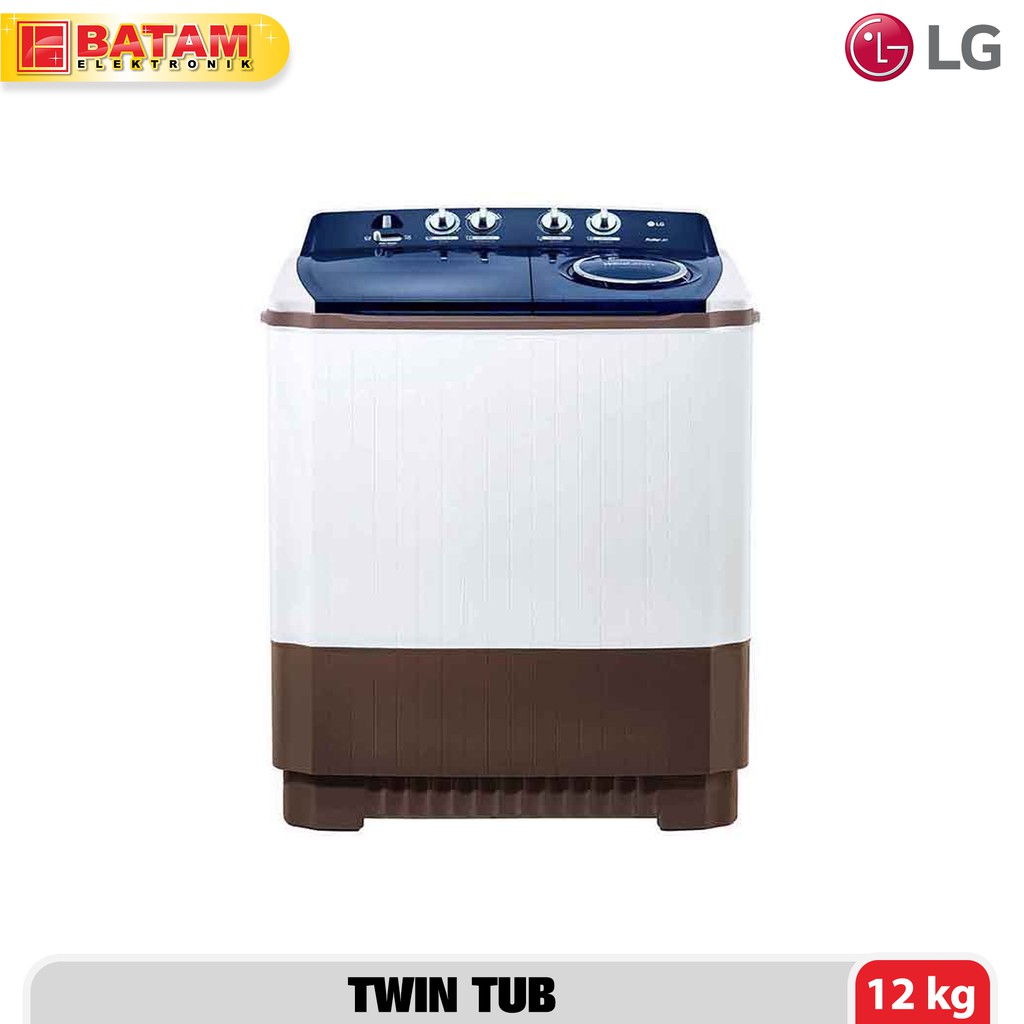 LG Mesin Cuci 12 KG Twin Tub P1200RT