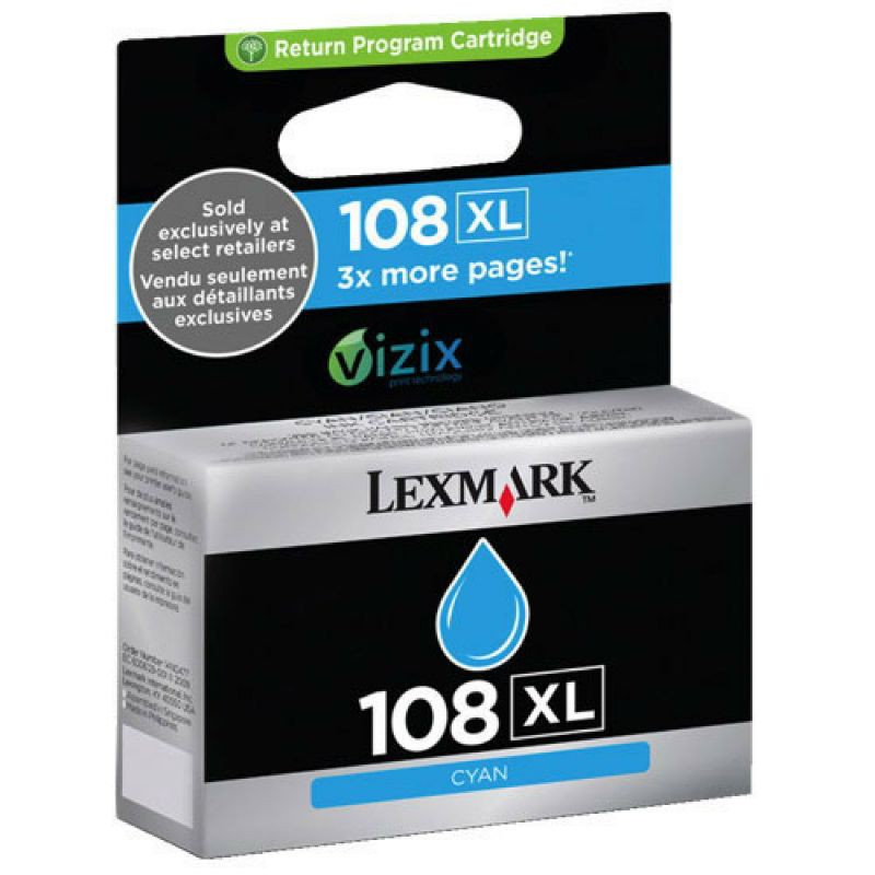 Tinta Lexmark 108XL Black/Tricolor Original