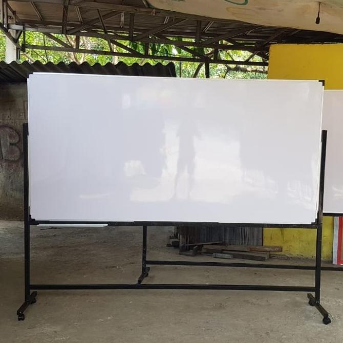 

Papan tulis standing/White board 120x240cm+standing