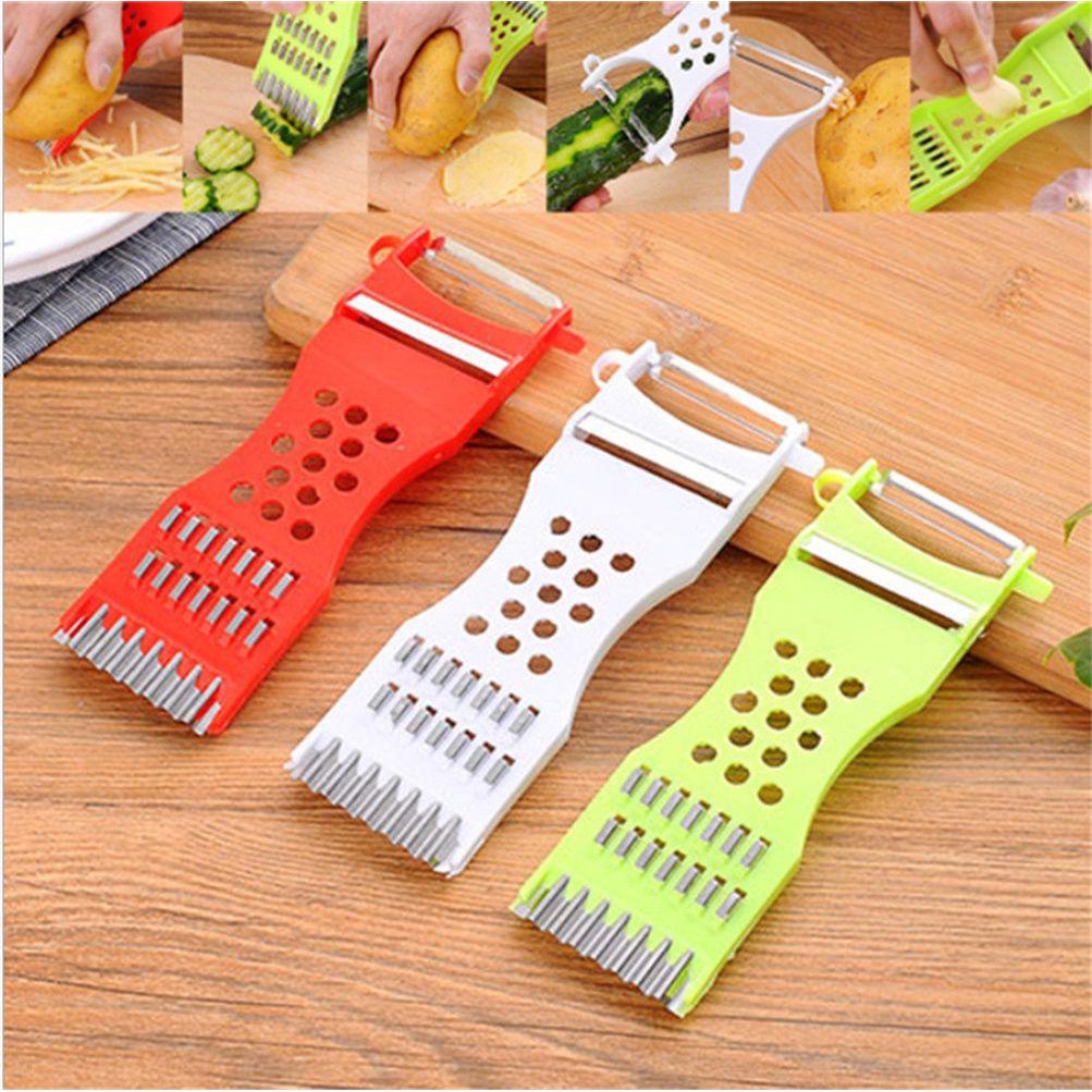 Solighter Vegetable Peeler Cutter Multifungsi Pengiris Aksesoris Dapur Pengupas Kentang